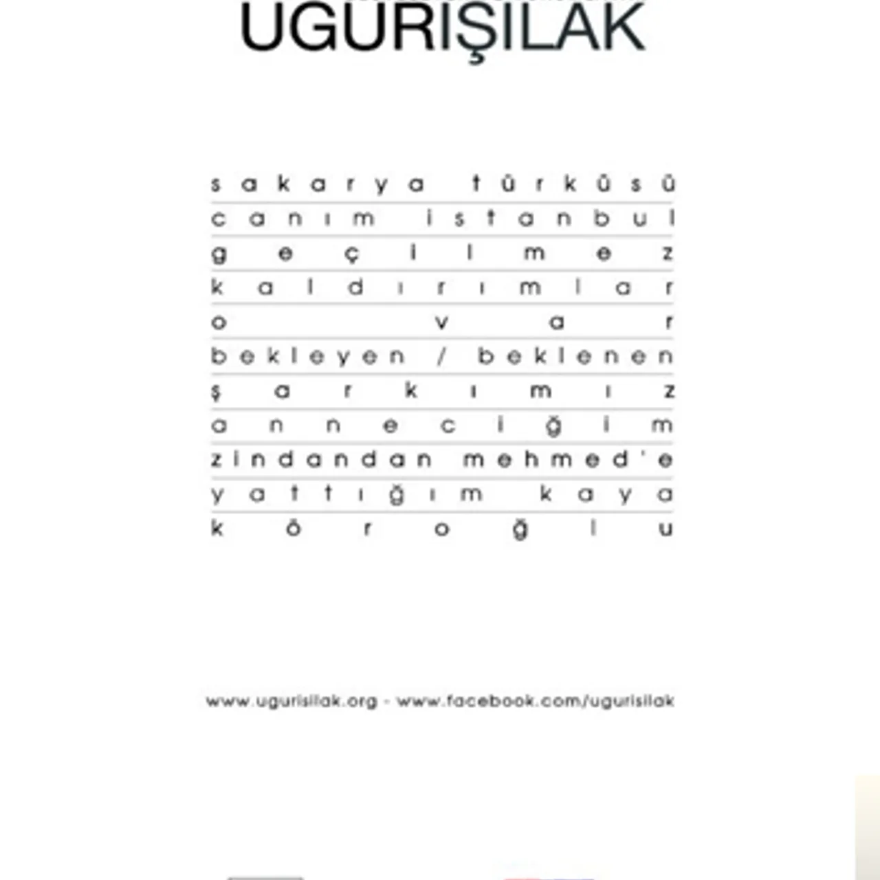 Uğur Işılak - Şarkımız